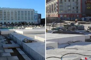 Реконструкцию площади Пять Углов в Мурманске завершат до конца года